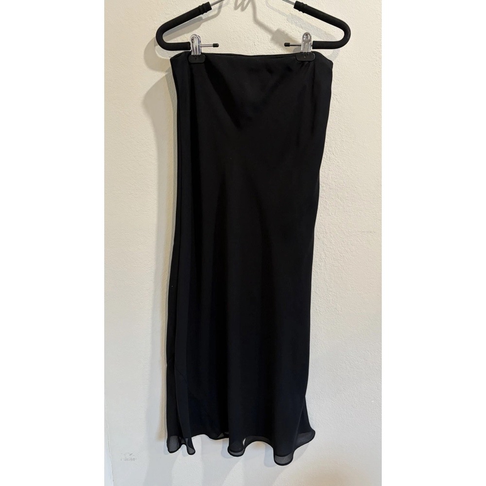 VTG Chiffon Maxi Skirt Med Sheer Fairy Grunge Whimsigoth Witchy Romantic 90s Y2K - Picture 9 of 9